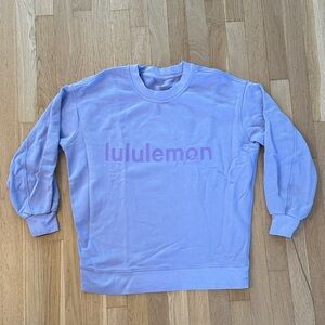 lululemon athletica Purple Crew Neck Sweater